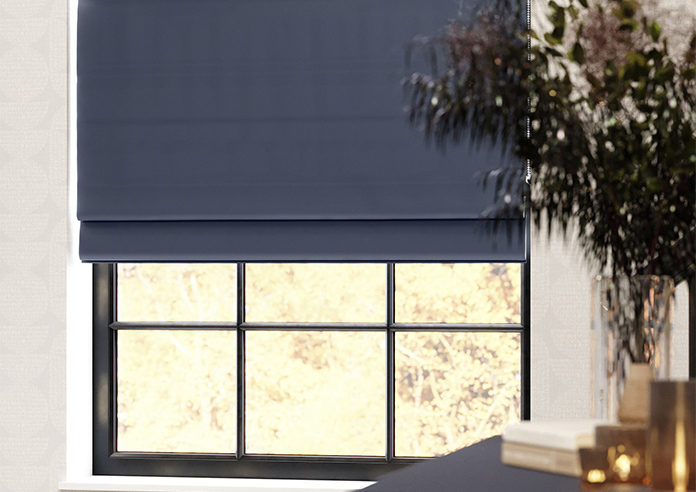 Devonshire, Denim - Roman Blind - Image 5